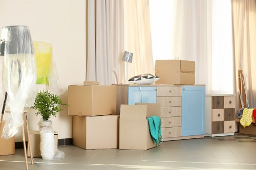 Local movers assisting a home removal in South Woodford