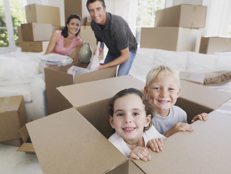 Office furniture and equipment being moved for a South Woodford business