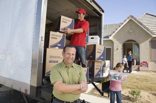 Van moving service with safety-focused packing and handling
