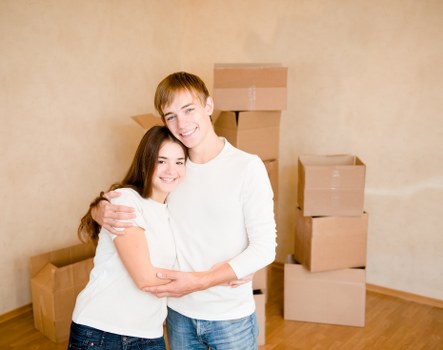 Van and moving boxes representing transparent pricing for South Woodford removals