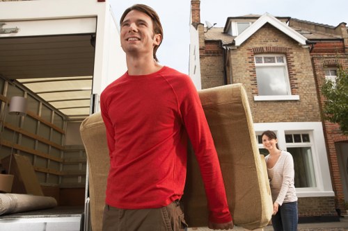 Man with van service helping with a local move in South Woodford