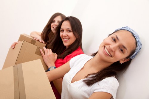 Professional van service supporting a local move in South Woodford
