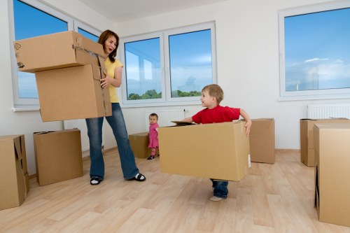 South Woodford moving service handling a flat move with care