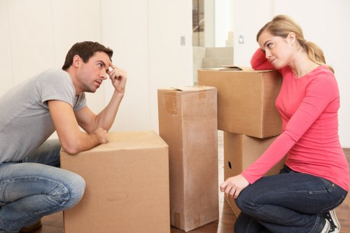 Packing and moving preparation for a South Woodford van service