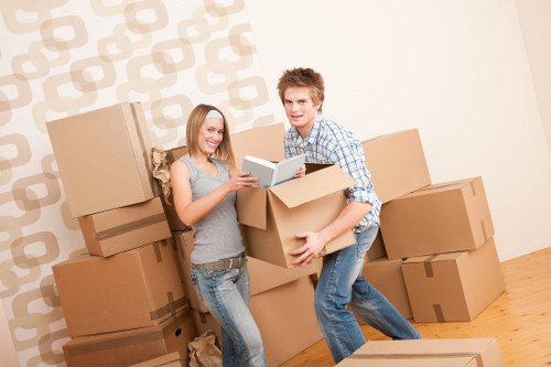 Local office relocation team coordinating a move in South Woodford