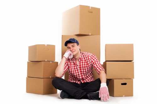 Removal van service for flats and businesses in South Woodford
