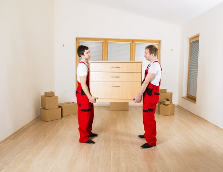 Waste removal and disposal compliance for moving service