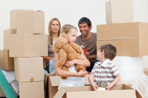 South Woodford moving van helping with residential relocation